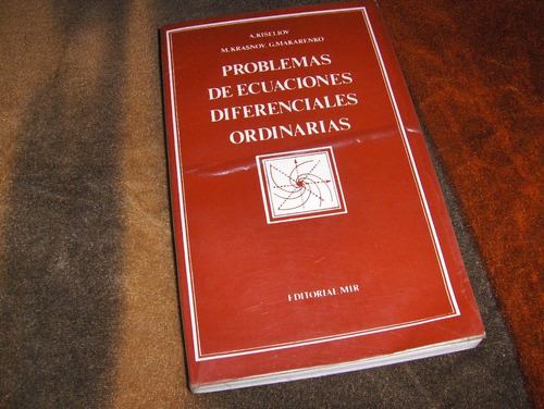Libro, Problemas De Ecuaciones Diferenciales Ordinarias Mir.