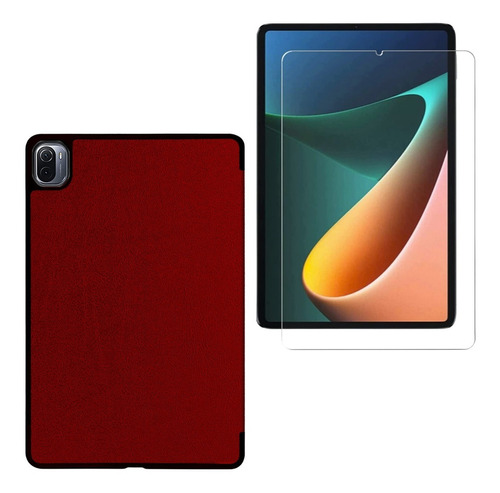 Smart Case + Vidrio Pantalla Para Xiaomi Pad 5 / 5 Pro