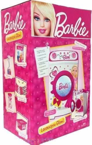 Barbie Glam Lavarropa Con Accesorios De Miniplay