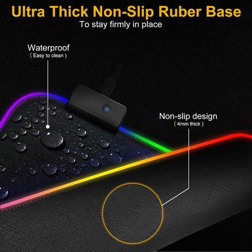 Mouse Pad Mat Impermeable 14 Modo De Gran 900x400x4mm
