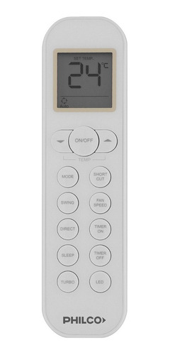 Aire acondicionado Philco split frío/calor 2236 frigorías blanco 220V - 240V PHS25HA3AN