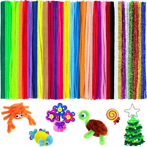 Limpiapipas Acerich 600 Piezas, 30 Colores, Tallos De Chenil