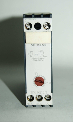 Rele De Tiempo Siemens 7pu6020-7nn20 2-20s Cod. 01058