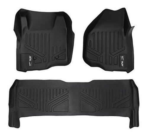 Maxliner Floor Mats 2 Fila Liner Set Negro Para 2011-2012 Fo