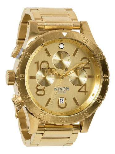 Reloj Nixon Hombre Dorado Time Tracker All Gold A1245502