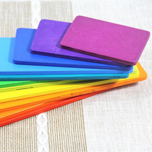 Tablero De Apilamiento De Construcción De Color Íris,