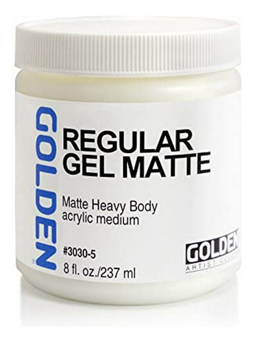 Medio Gel Mate Regular Dorado-8 Oz.