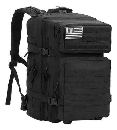 MateyCo Mochila Militar 45L Mas Gorra y Parche, Bolsa táctica del ejercito  gran Capacidad. Mochila senderismo. Impermeable ideal para camping crossfit  (Caqui) : : Deportes y aire libre