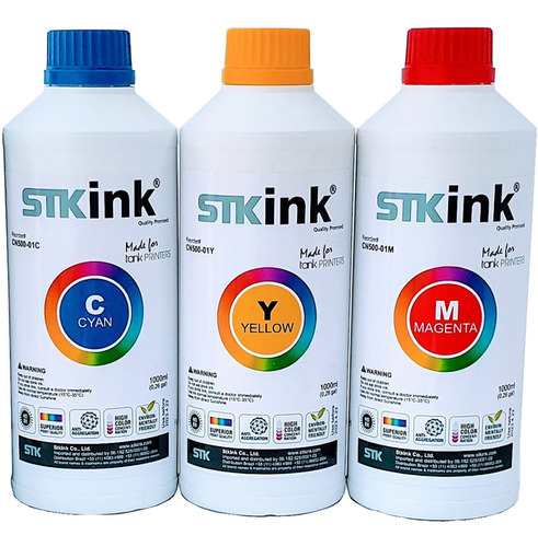 Tinta Stk Dcp T300w T500w T700w T700 Btd60 Bt5001 Kt 3 Litro