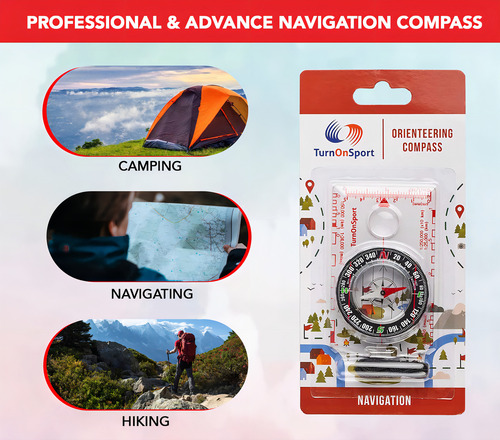 Brújula Orientadora Para Senderismo, Mochilero, Brújula Exploradora Avanzada, Navegación De Campamento, Brújula Exploradora Para Niños, Brújula Profesional De Campo Para Lectura De Mapas, Los Mejores