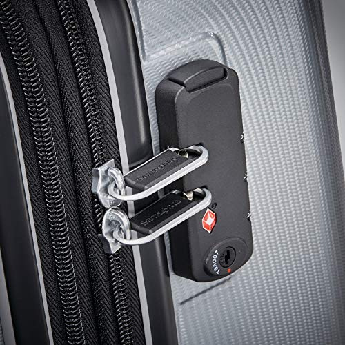 Equipaje Rígido Samsonite Winfield 3 Dlx 20puLG Plateado