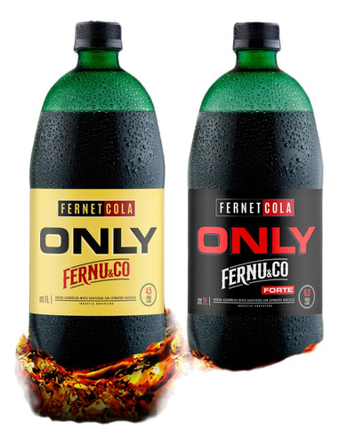 Fernet Con Cola 1 Litro Only Forte