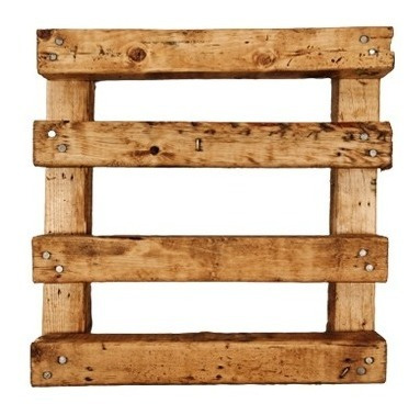 Imagen 6 de 7 de Base Soporte De Maceta De Madera Con Ruedas 25x25cm