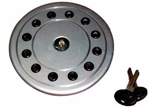 Tapa Tanque Nafta P/ Peugeot 207 Deportiva Cromada 2 Llaves