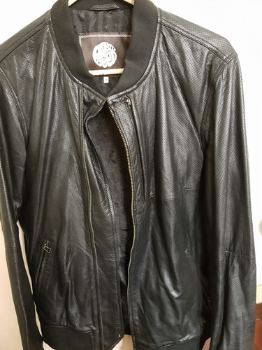 Imagen 1 de 5 de Campera De Cuero Pretty Green. Liam Gallagher