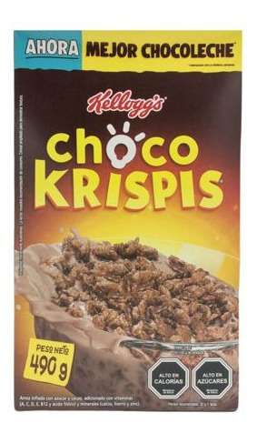 Cereal Choco Krispis Kelloggs 490gr(1unidad)-super