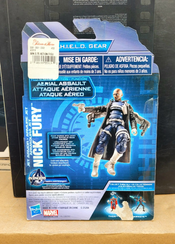 Nick Fury Marvel Universe 3.75 Legends Avengers Shield Gear (Usado)