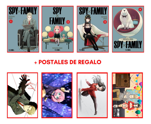 Combo Spy X Family 01, 02, 03 Y 04 - Manga - Ivrea