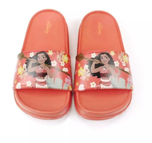 Chinelo Slide Moana - Coral