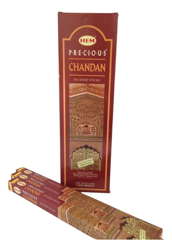 Incenso Indiano Hem Precious Chandan Cx.25un.8v Super Oferta