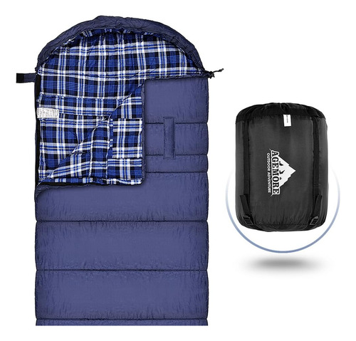Saco De Dormir Xl Para Adultos, Saco De Dormir De Franela De