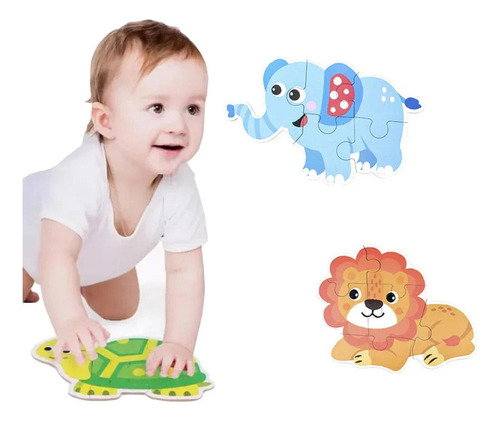 Puzzles Montessori, Juguete Educativo Para Bebés, Rompecabez