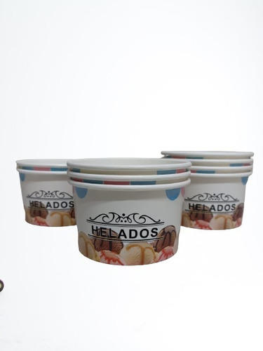 Vaso Para Helado De Polipapel 7 Oz