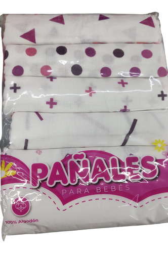 Pañales De Tela Bebé Crece 100% Algodón Varón Y Niña