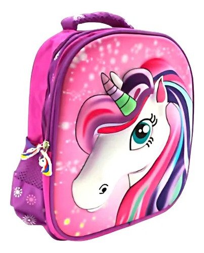 Maleta Morral Pequeño Unicornio Espalda Pony Lentejuela