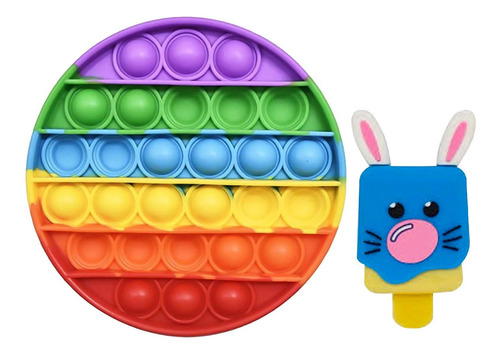Imagem 3 de 6 de Kit Infantil C/ Maquiagem Lata + Pop It + Esmalte Kmlt3