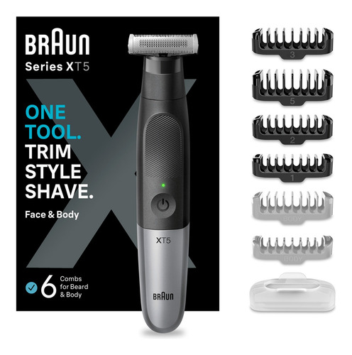Recortadora De Barba Braun Xt5200 Blkspcgry Box