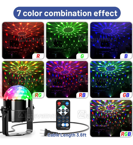 Luz Led De Colores Para Fiestas
