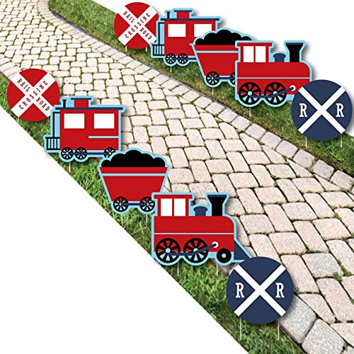 Decoraciones Césped De Fiesta De Ferrocarril  Railroad...