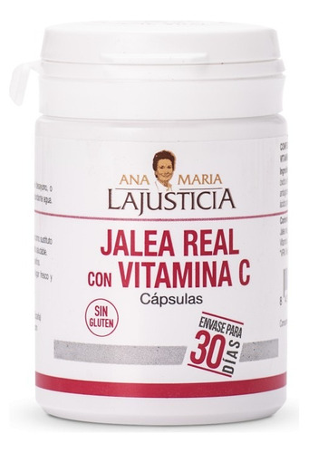 Jalea Real Con Vitamina C 60 Cápsulas Sabor Sin sabor