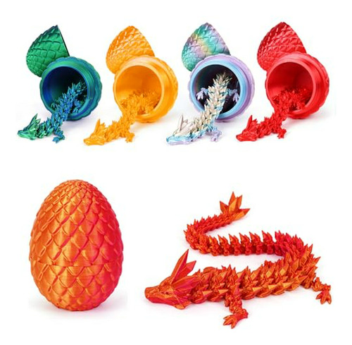  **huevos Dragón 3d Con Cristal** Compatible Con Niños Y Adu