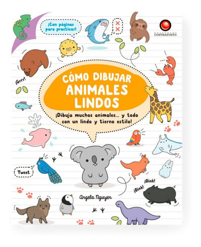 Libro Como Dibujar Animales Lindos Angela Nguyen