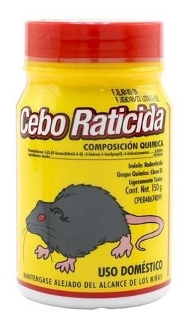 Cebo Raticida En Pellets 150gr 