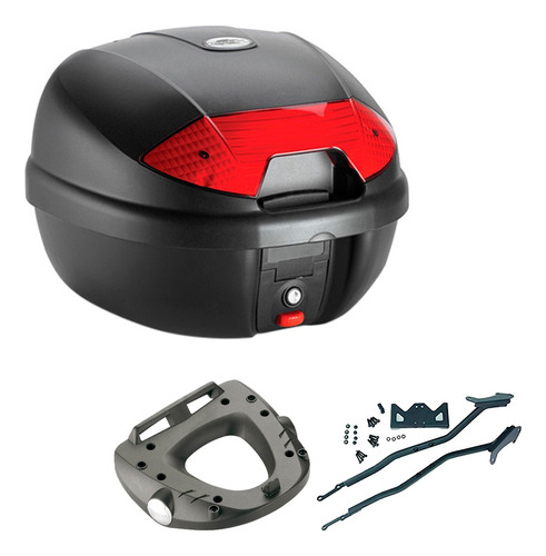 Baul Trasero 30 L Con Soporte P/ Honda Cb 500 F 2017 A 2019