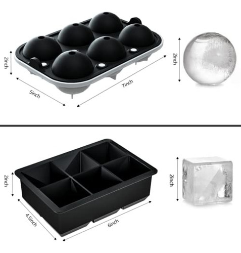 Rottay Bandejas Para Cubitos De Hielo (juego De 2), Máquina