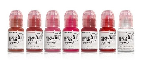 Sultry Lip Kit Pigmento Para Micropigmentación Labios-7pk Color Rojo