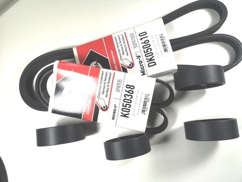 Imagen 3 de 12 de Kit Polyv Vw Vento 2.5 4 Poleas / 2 Correas Línea Nueva