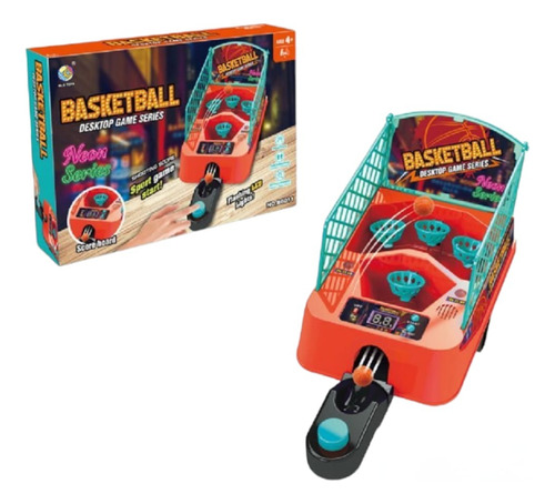 Juego De Mesa Lanza Bolas Basquetbol Baloncesto Para Niños