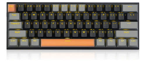 Teclado Gamer E-yooso Z-11 Qwerty Outemu Red En Inglés