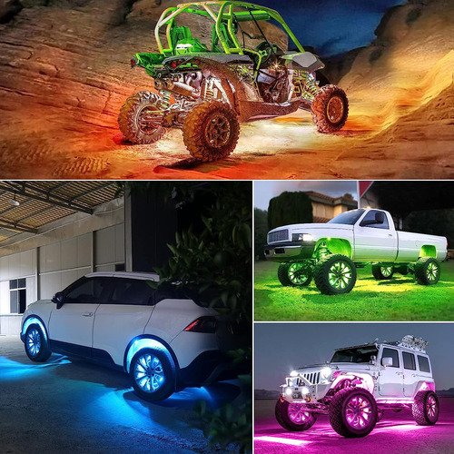 Luces Led De Roca Rgb De 8 Cápsulas, Luces De Neón, Luz De N