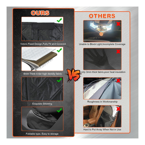 Fnget Parasol Para Parabrisas Para Camioneta Silverado 1500