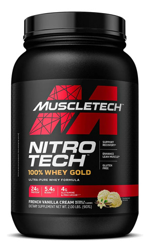 Combo Proteína Muscleteach Whey Gold + Colageno Adelgafit French Vainilla Ice Cream - Limon