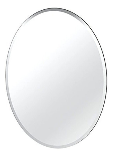 Gatco 1801 Flush Mount Frameless Large Mirror Oval
