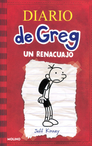 Un renacuajo: Diario de Greg 1, de Jeff Kinney. Serie 6287514003, vol. 1. Editorial Penguin Random House, tapa blanda, edición 2021 en español, 2021