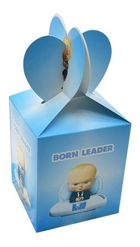 Imagen 3 de 4 de Caja Cotillón Jefe En Pañales Baby Boss Chuchería Regalo