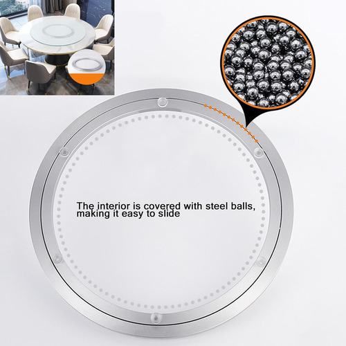 Lazy Susan 10 Rodamientos Giratorios Metálicos